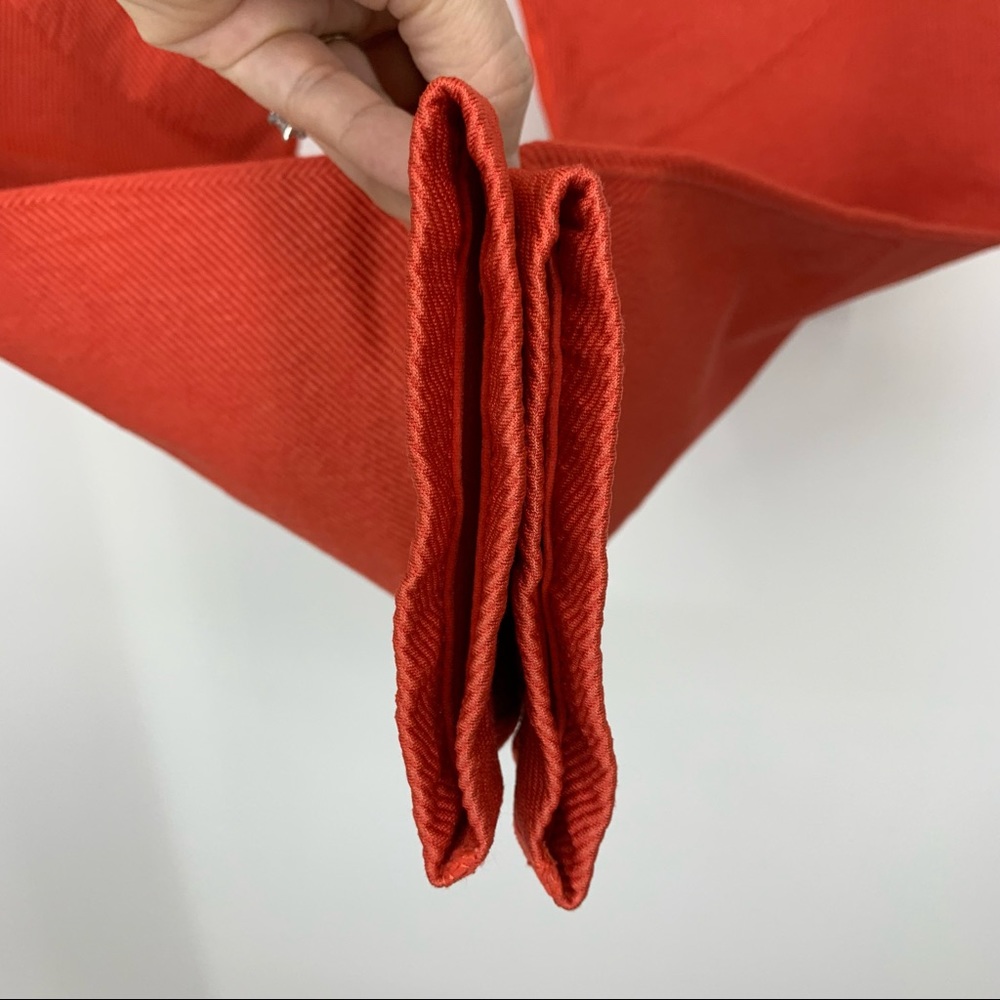 Joy Lab Solid Red Orange Ribbed High Waisted Perf… - image 6